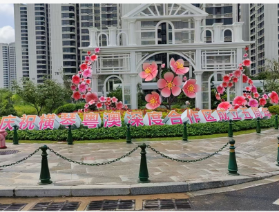 珠海横琴花艺雕塑景观装置