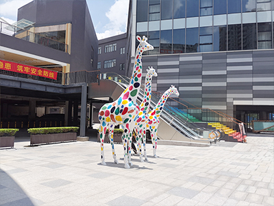 中山新都汇广场景观玻璃钢雕塑装置(图2)