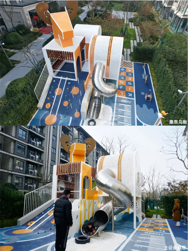 上海青浦区·中铁建花语江南  麋鹿主题游乐设施(图1)