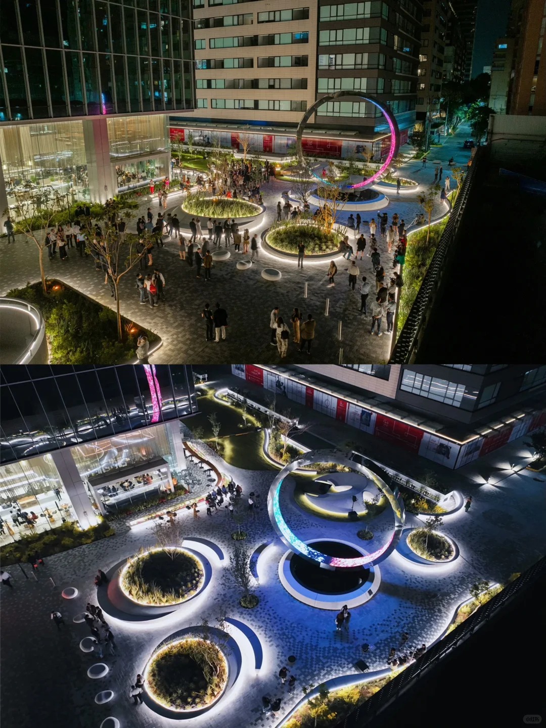 大型镜面不锈钢圆环 LED 显示屏雕塑(图2) 大型镜面不锈钢圆环 LED 显示屏雕塑(图2)