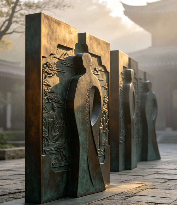 感念先祖，慎终追远｜璟色雕塑七月十四节日寄语(图2)