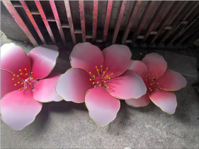 珠海横琴花艺雕塑景观装置(图1)