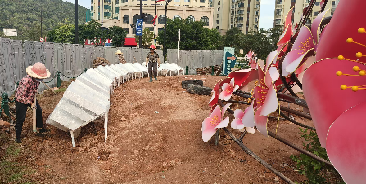 珠海横琴花艺雕塑景观装置(图4) 珠海横琴花艺雕塑景观装置(图4)