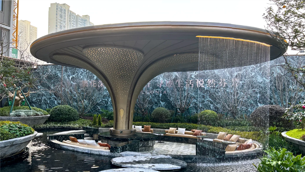 长沙绿城悦海棠|艺术景亭焕新景观美学(图1) 长沙绿城悦海棠|艺术景亭焕新景观美学(图1)