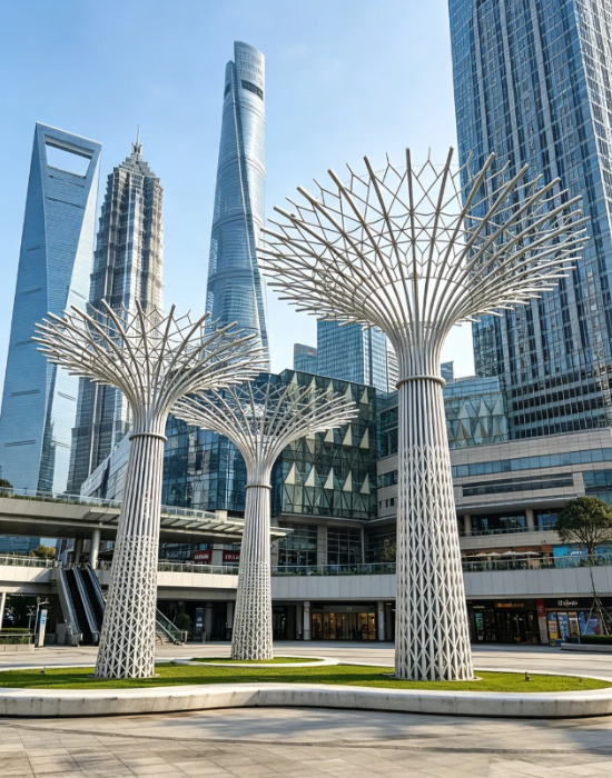 不锈钢景观廊架|不锈钢雕塑知识科普(图4) 不锈钢景观廊架|不锈钢雕塑知识科普(图4)
