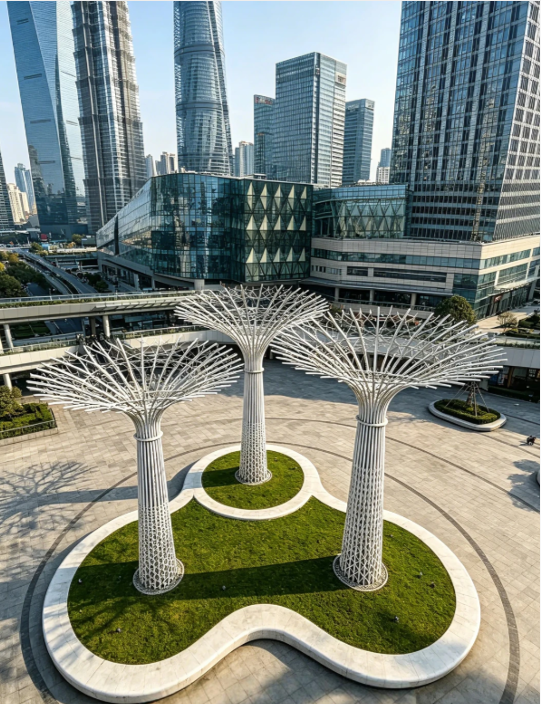 不锈钢景观廊架|不锈钢雕塑知识科普(图5) 不锈钢景观廊架|不锈钢雕塑知识科普(图5)