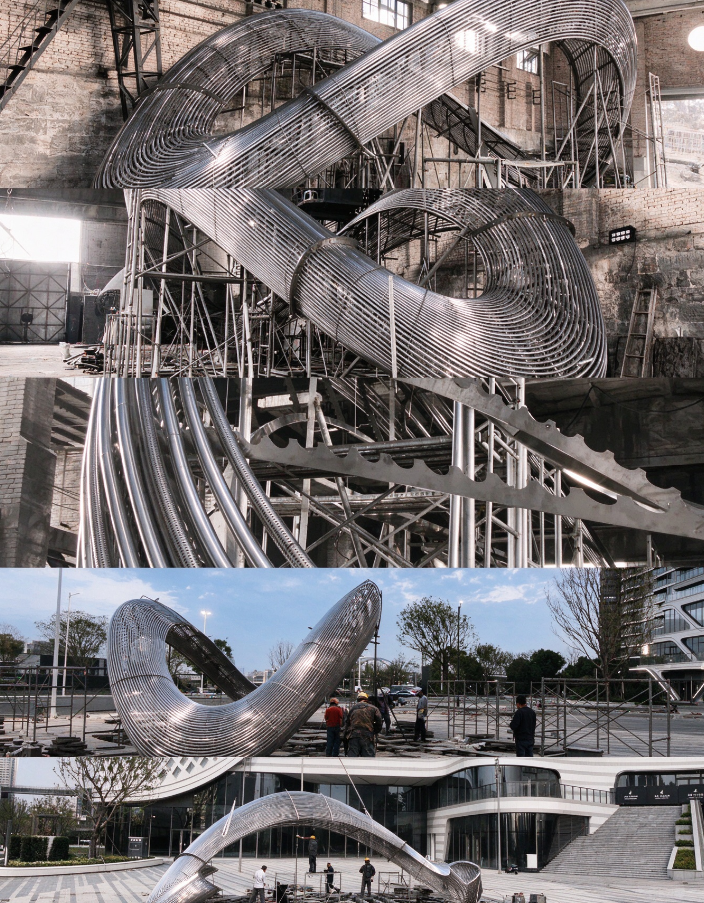 “时空之环” 无限符号莫比乌斯环城市公共雕塑(图7) “时空之环” 无限符号莫比乌斯环城市公共雕塑(图7)
